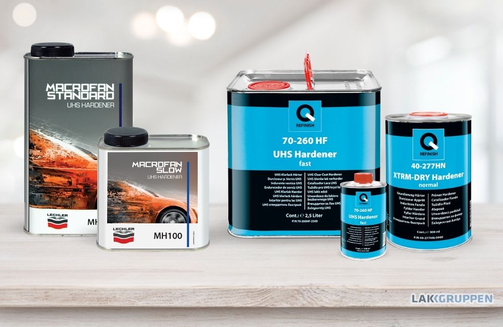 How to choose hardener for car paint, primer and clear coat